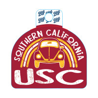 USC Trojans Pave Path VW Sticker